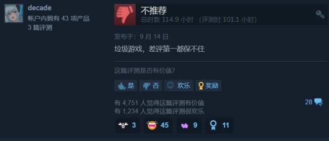 【PC游戏】还于旧都!三国杀击败OW2和NBA2K24,重返Steam差评榜榜首！-第0张