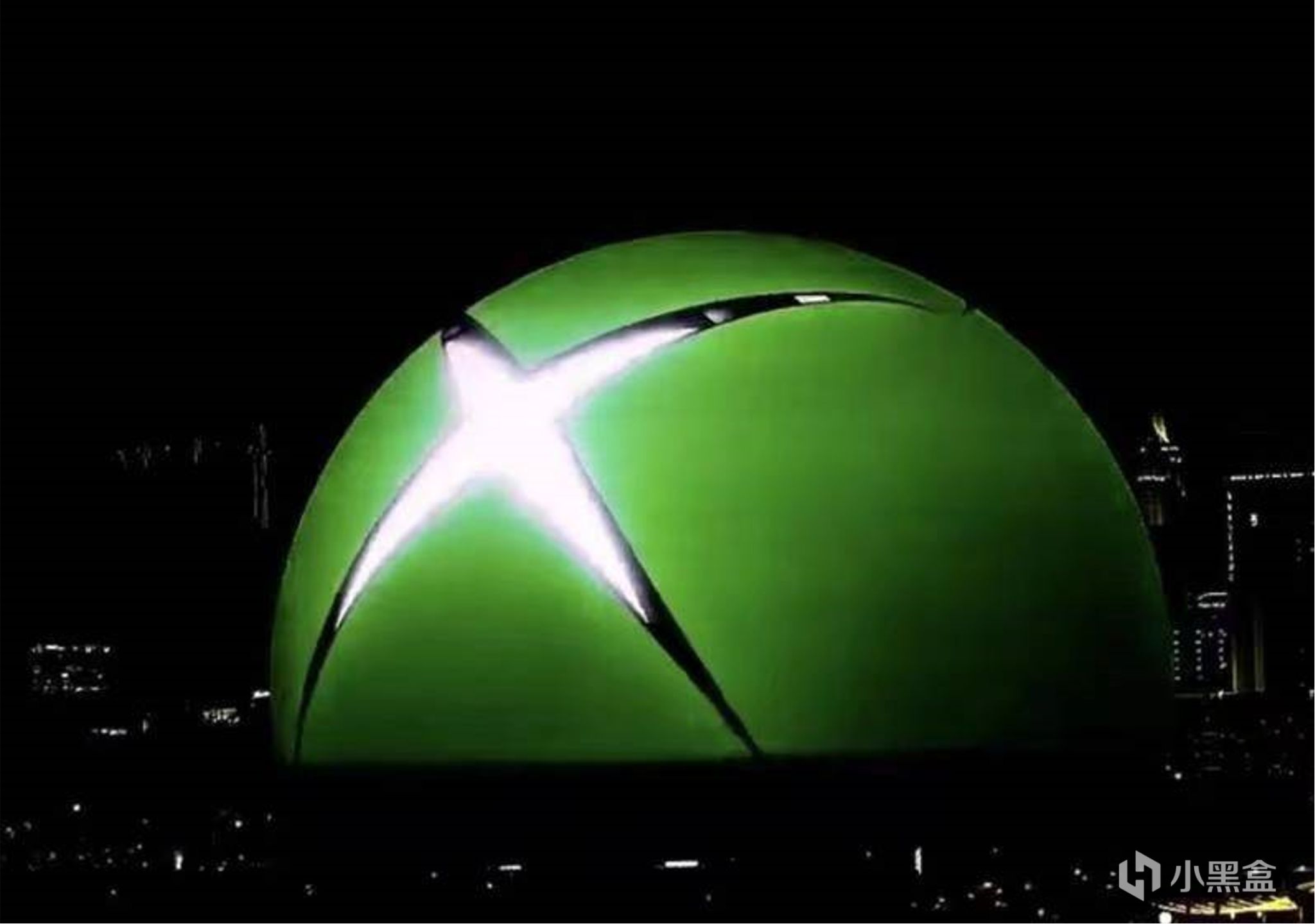 【主機遊戲】壕無人性！微軟在拉斯維加斯巨型球投放XBOX廣告！效果震撼！