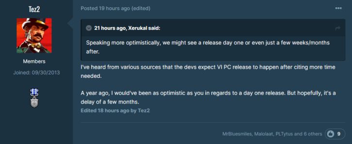 【PC游戏】传《GTA6》PC版将延后推出？知名数据挖掘者称：根据多个消息来源-第1张