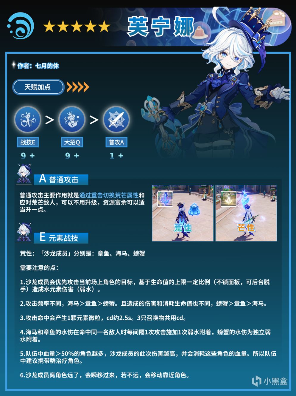 【原神】芙宁娜全面解析（天赋/命座/配装/配队）-第3张