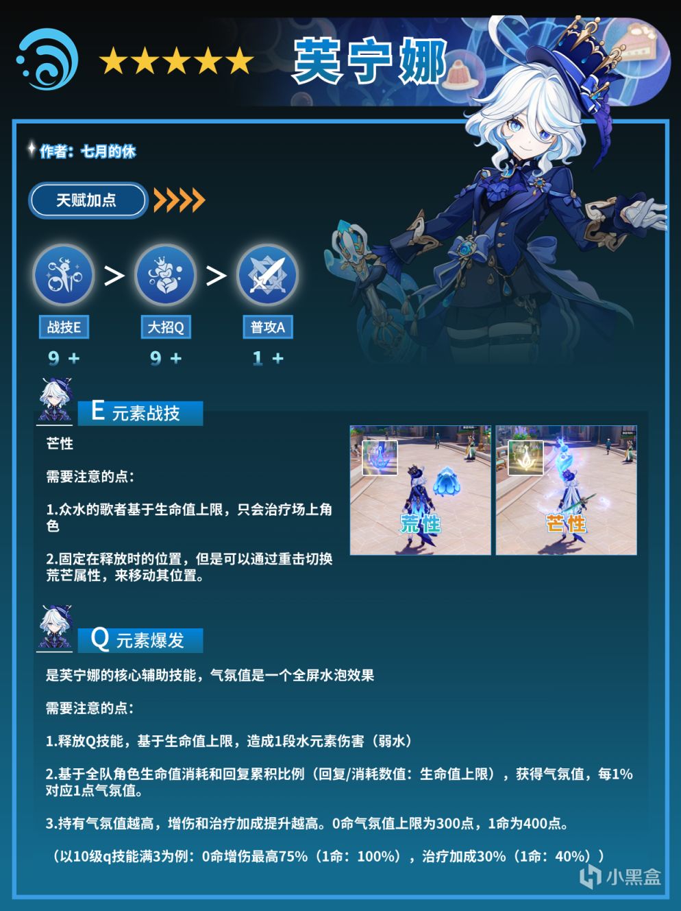 【原神】芙宁娜全面解析（天赋/命座/配装/配队）-第4张