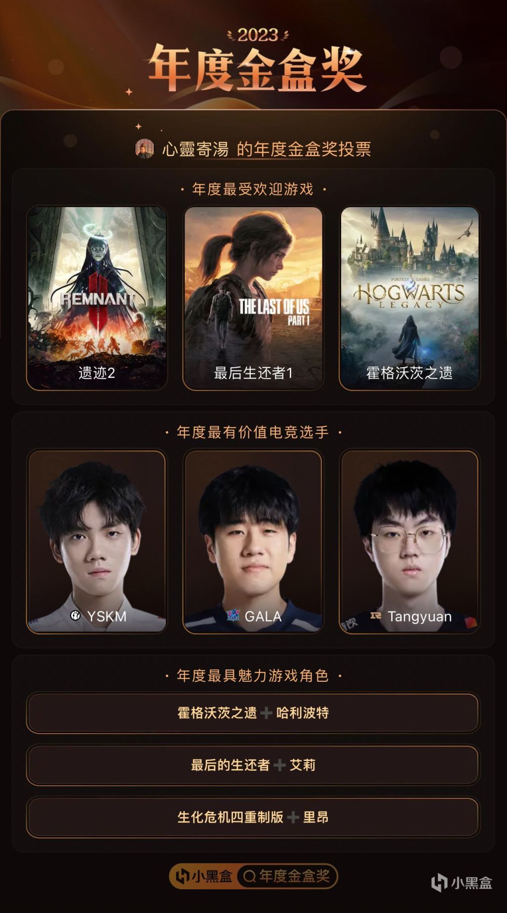 【PC游戏】金盒奖：感性的粉丝向还是理性的大众向-第6张