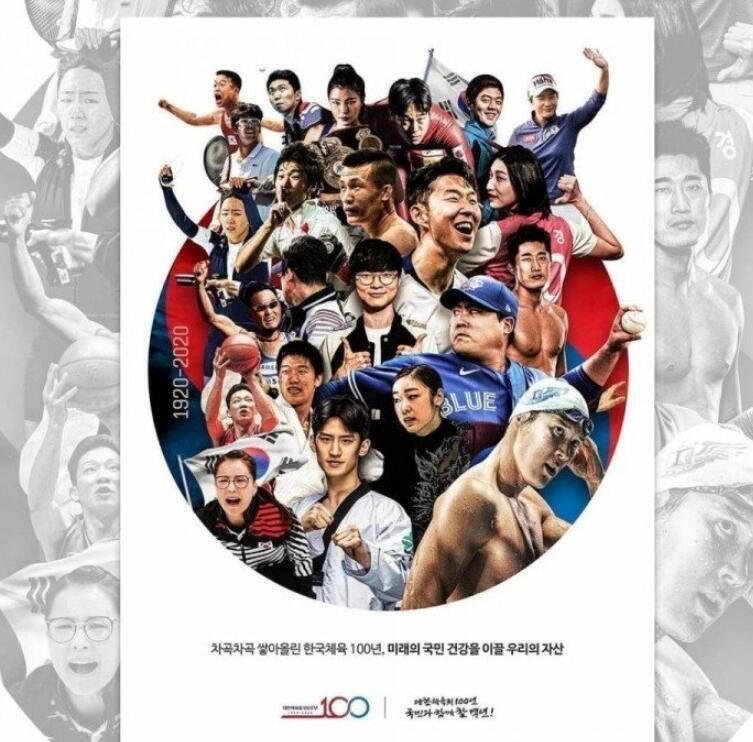 【英雄聯盟】韓國有多重視電競，T1奪冠總統送祝福，體壇100年合影faker站C位-第3張