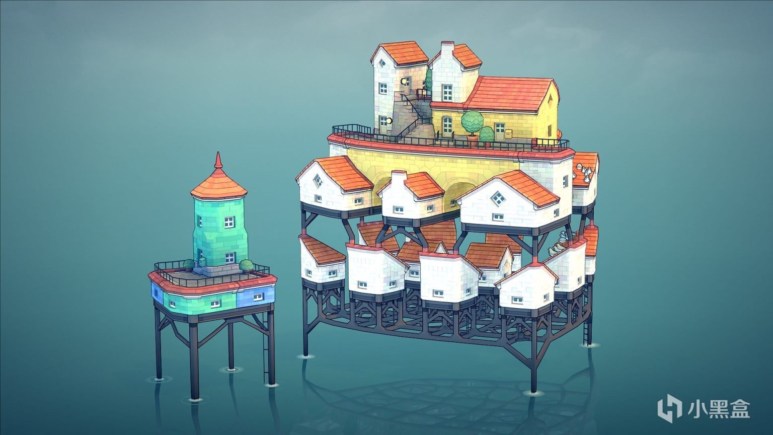 【PC游戏】Townscaper——美感训练：一款极具美感的建筑游戏-第7张