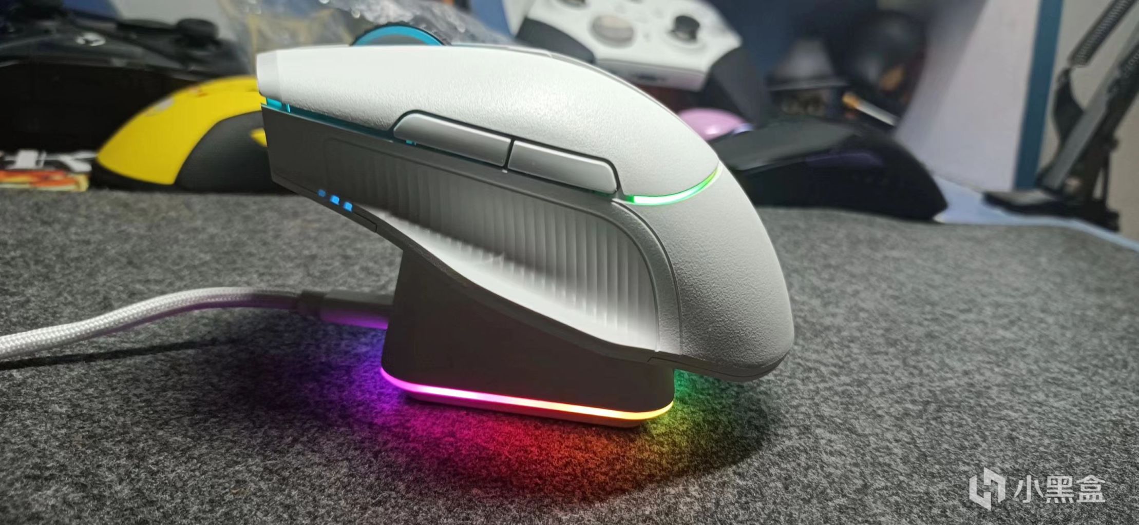 【球盟会】自带2k接收器送底座，高刷电竞鼠机械师L8pro，性价比不错