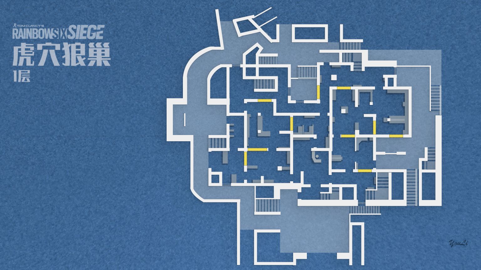 【彩虹六号围攻】Y8S4-极度深寒|地图-虎穴狼巢战术板分享-第5张
