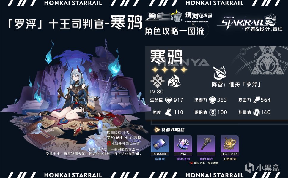 【崩壞：星穹鐵道】「寒鴉」全方位·一圖流丨角色解析攻略-第3張