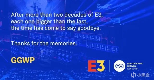 【PC遊戲】輝煌落幕！E3遊戲展官方宣佈永久停辦 小島秀夫發文感謝-第0張