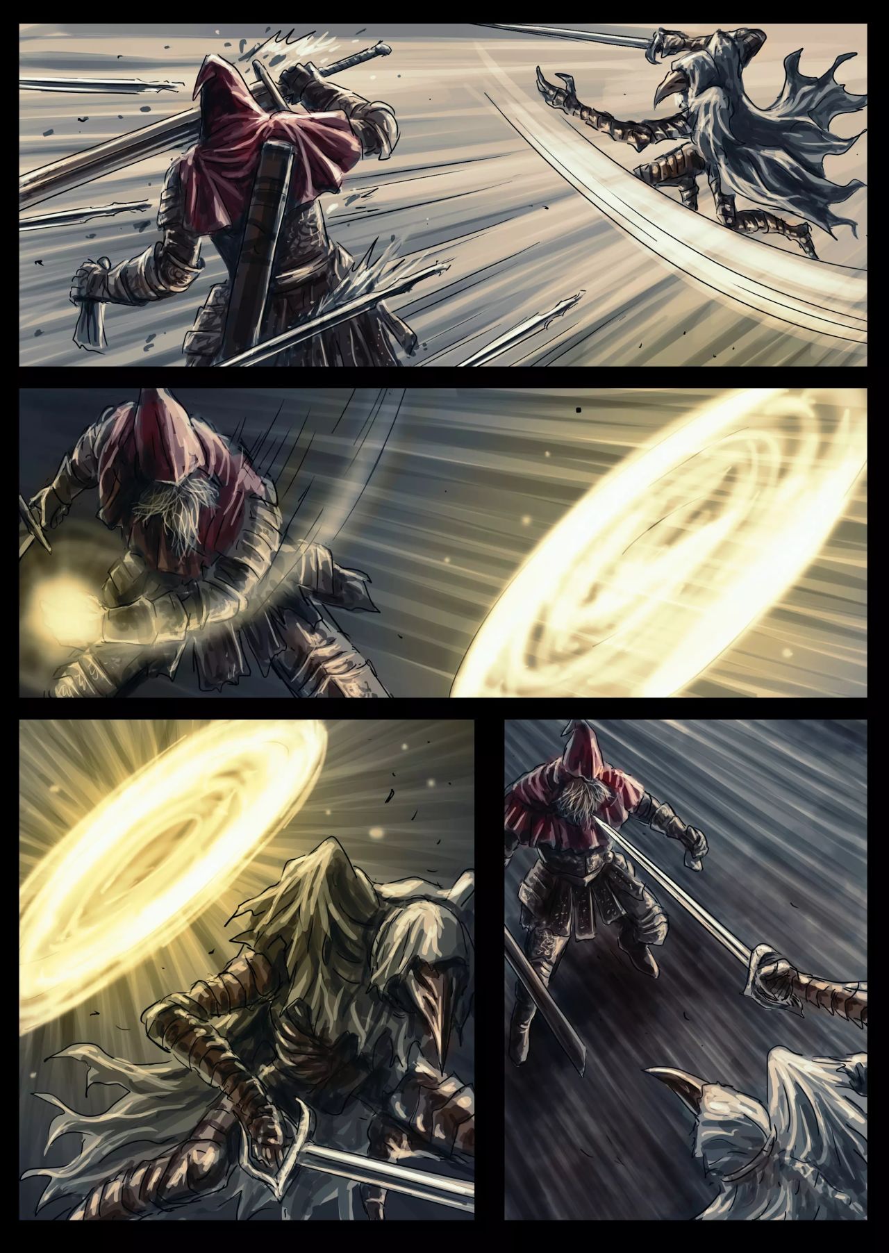 【漫画】黑暗之魂：奴隶骑士盖尔（chap7,8）-第4张