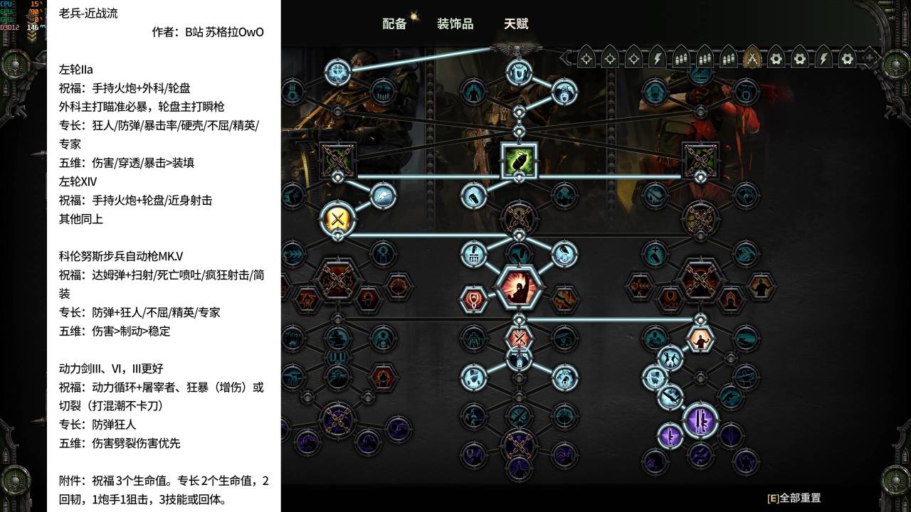 【戰錘40K暗潮】全職業常用配裝玩法詳細攻略-第15張