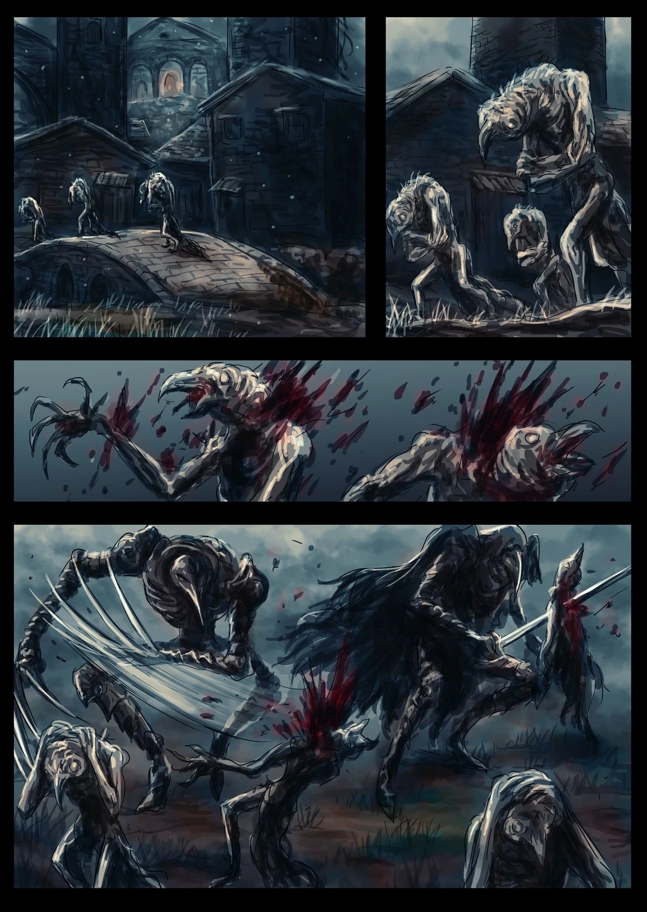 【漫画】黑暗之魂：奴隶骑士盖尔（15,16）-第3张