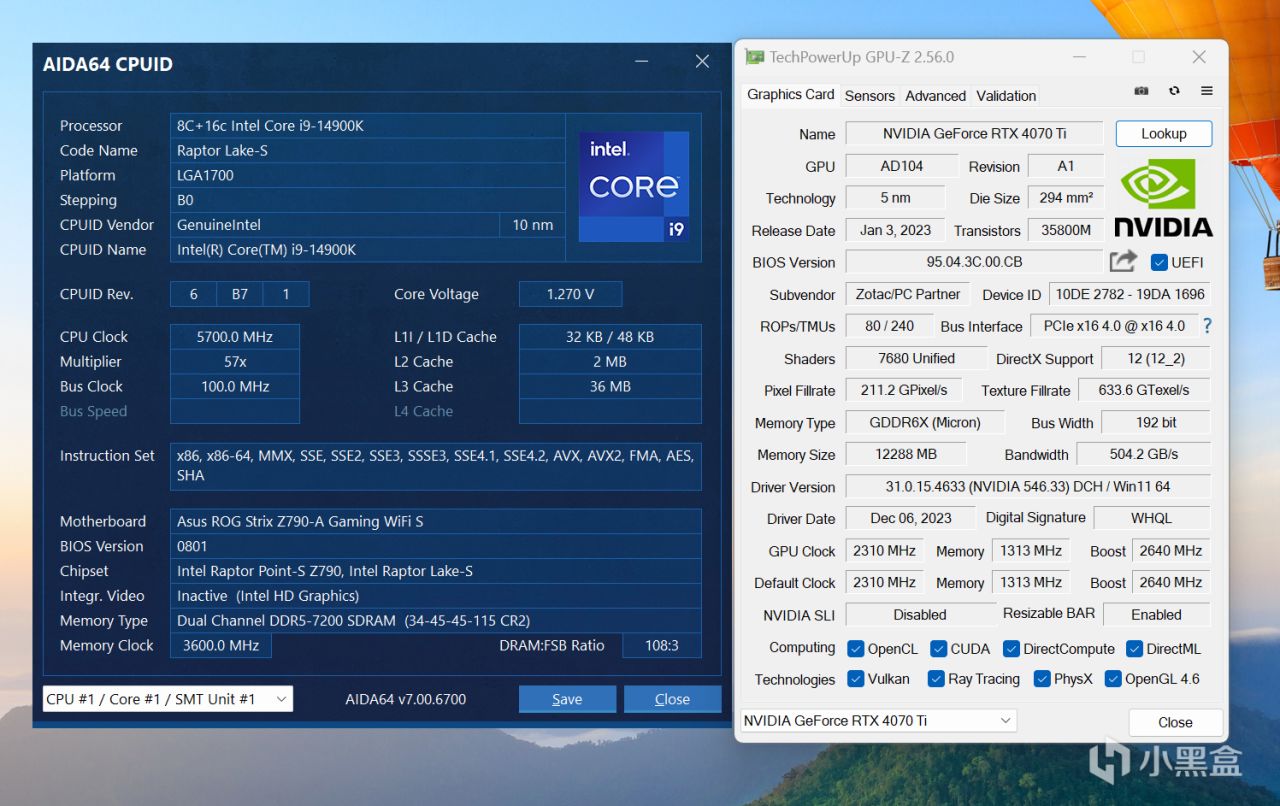 【球盟会】海景房的最高境界，ROG Z790吹雪S+索泰RTX 4070 Ti+H6 Flow装机