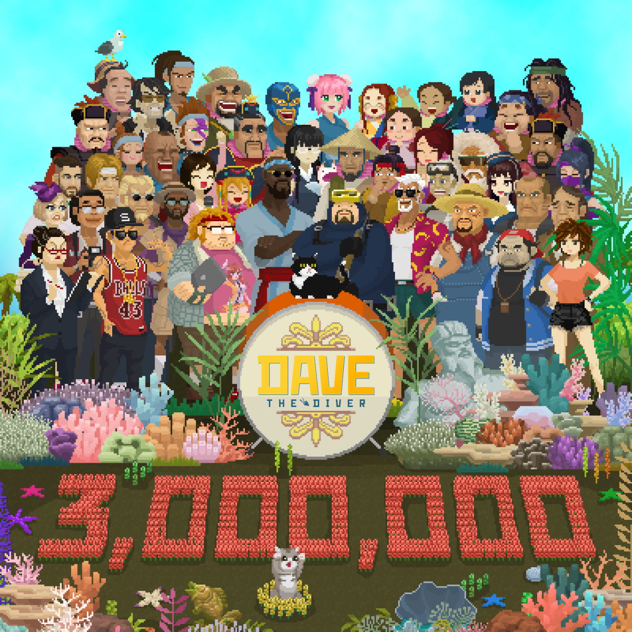 【PC游戏】好评如潮的像素游戏《潜水员戴夫》全球销量已超300万！-第1张