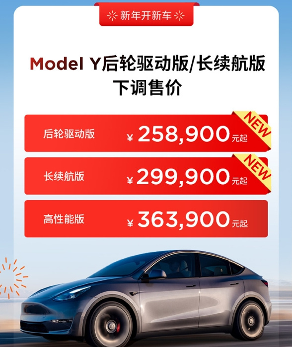【爱车基地】特斯拉：Model 3、Model Y新年首降价-第2张