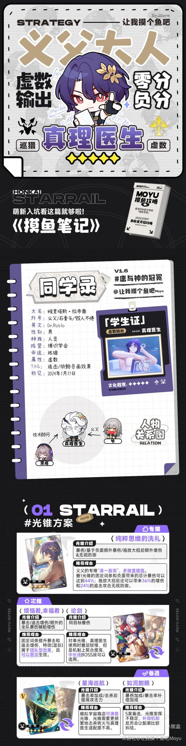 【崩壞：星穹鐵道】『真理醫生』全方位養成攻略丨摸魚筆記-第2張