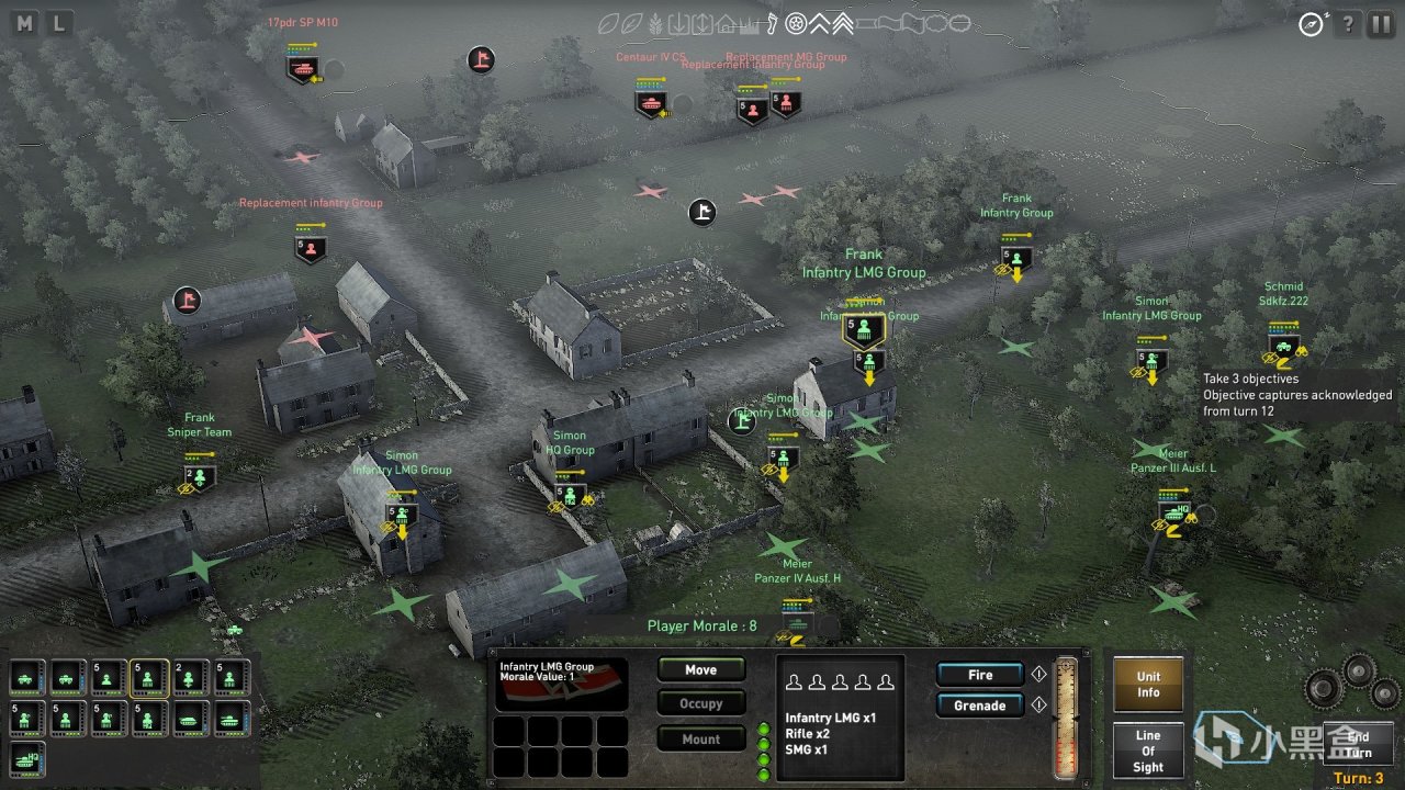 【PC游戏】回合制策略游戏The Troop战报：第21装甲师在诺曼底（上）-第7张