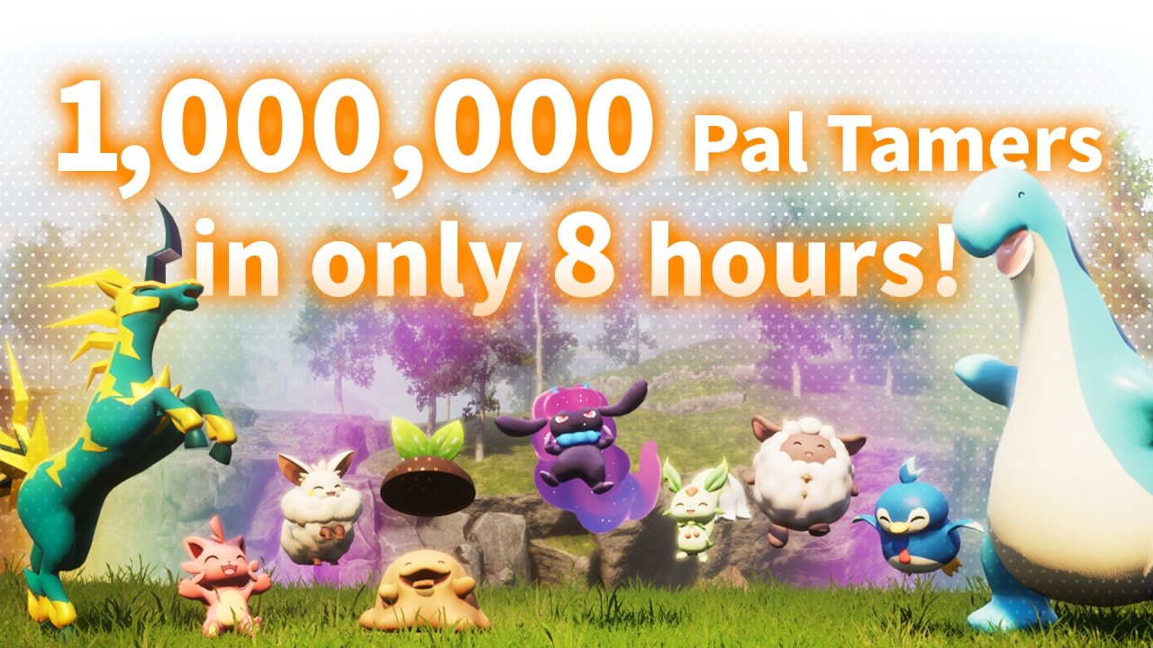 【主机游戏】太哈人了，《幻兽帕鲁》三天里每小时售出86000套-第1张