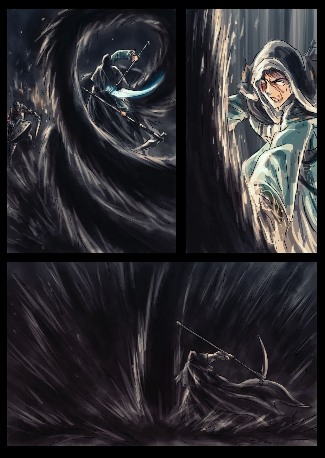 【漫画】黑暗之魂：奴隶骑士盖尔（27,28）-第4张