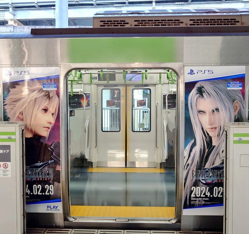 《最终幻想VII重生》东京列车宣发 跨越27年的“重生”之旅-第19张