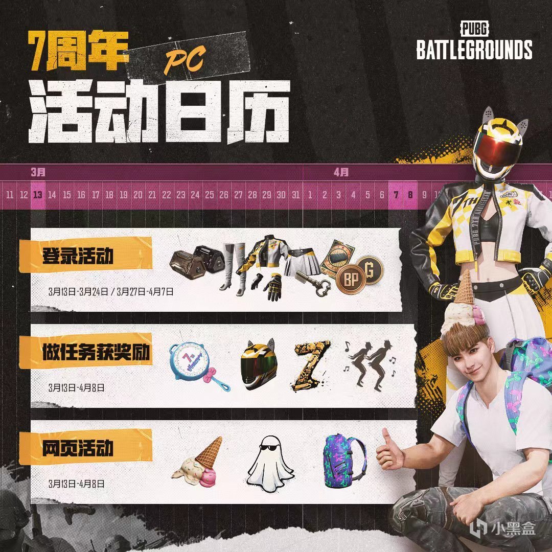 【绝地求生】下周PUBG7周年！登录活动送战术手套！-第1张