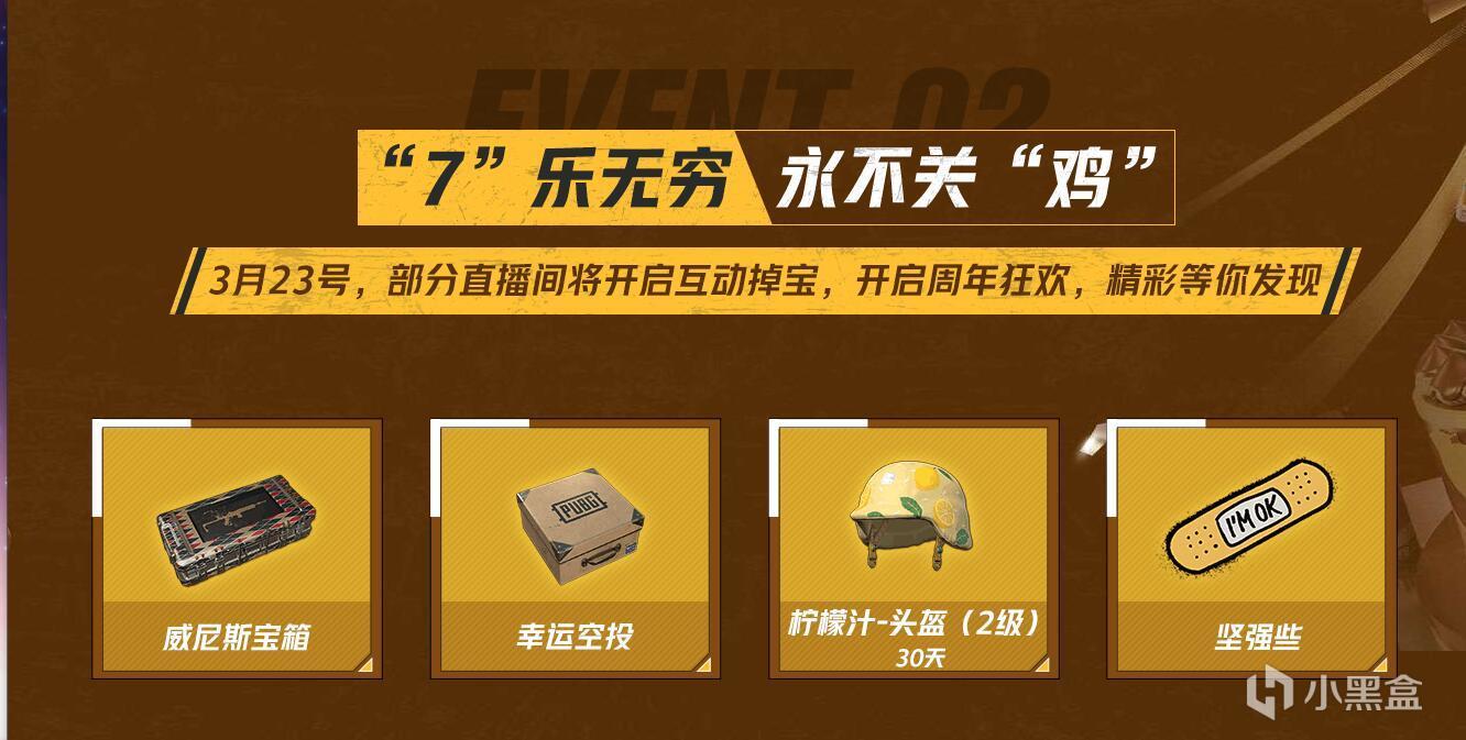 【绝地求生】PUBG7周年，看直播，虎牙夹克、连体衣、柠檬二级头等你来抽-第7张