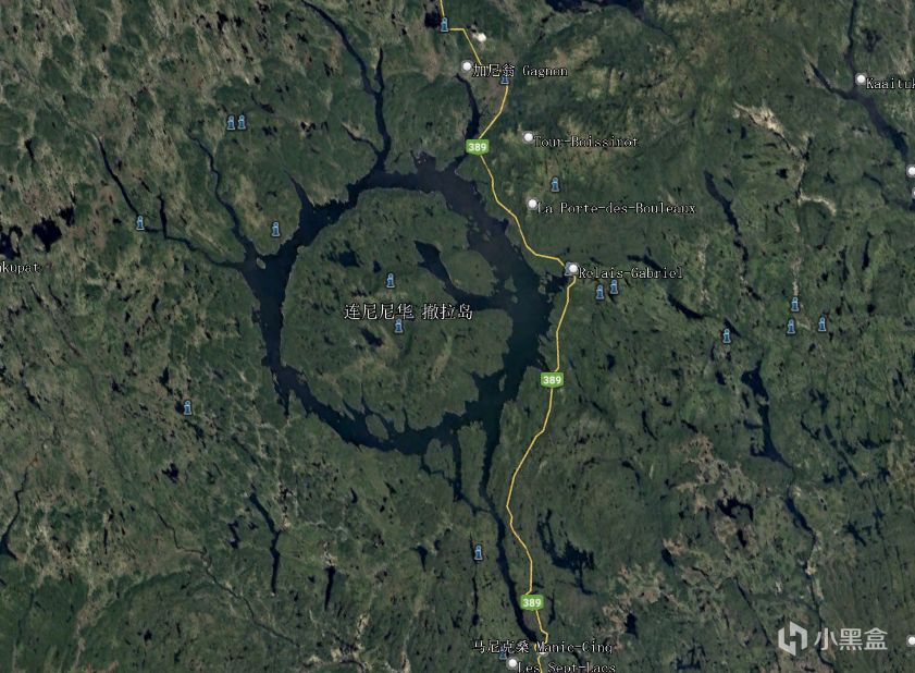 谷歌地球上的一些有趣的地方