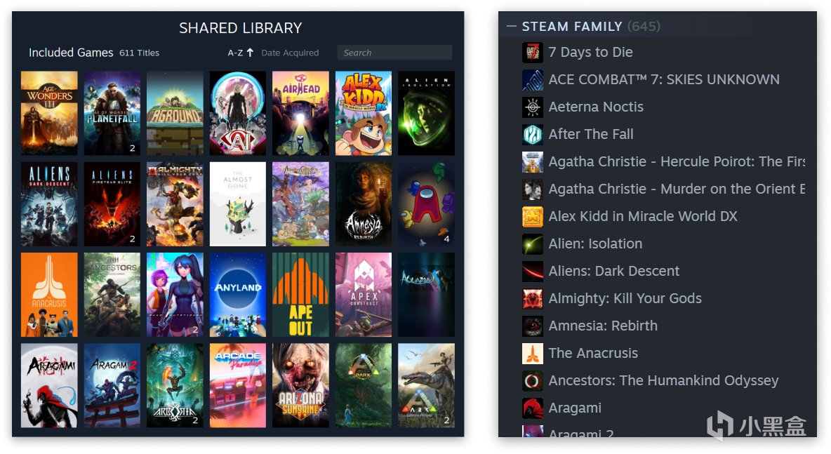 【PC游戏】Steam隆重推出家庭功能，可支持最多5人共享-第1张