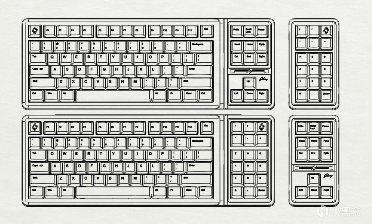 【球盟会】客制化键盘丨Glory 80 左右开弓