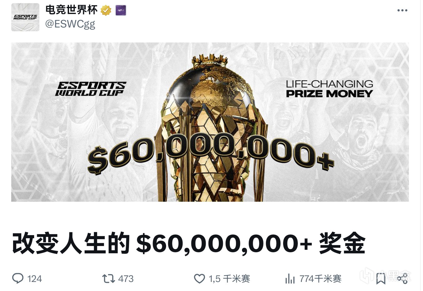 【PC遊戲】電競世界盃公佈6000萬美元獎池！