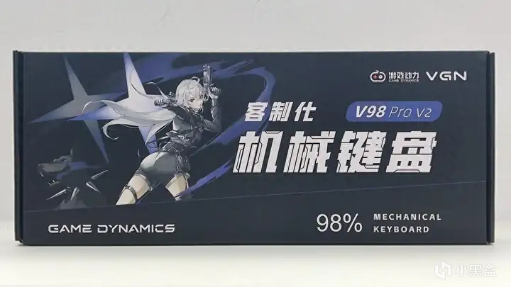 投票新款冰川配色搭配极地狐轴——VGN V98ProV2三模游戏机械键盘体验-第0张