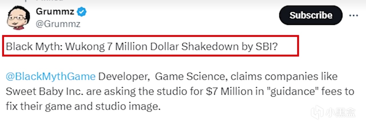 黑神话遭到勒索的始末丨Sweet Baby如何扰乱游戏行业-第1张