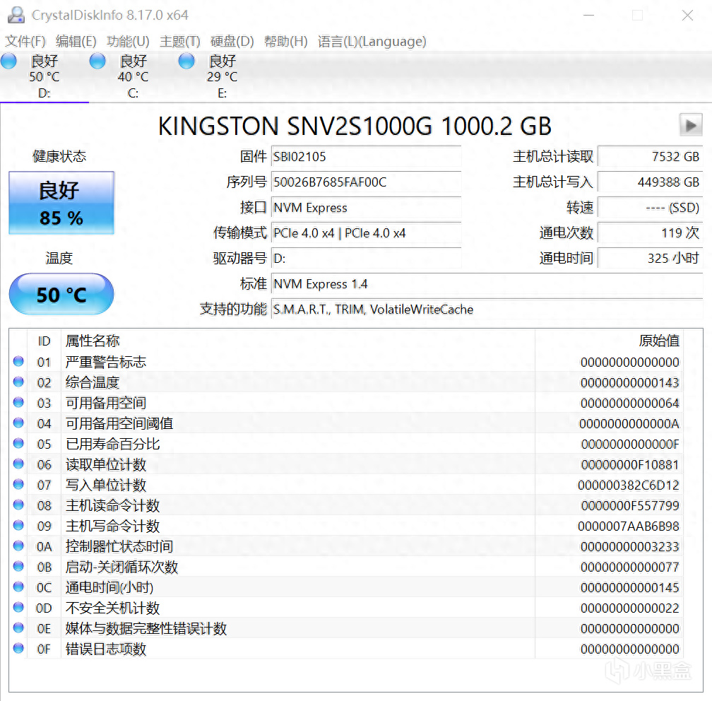 写入接近0.5PB，QLC的NV2居然还活着！-第0张