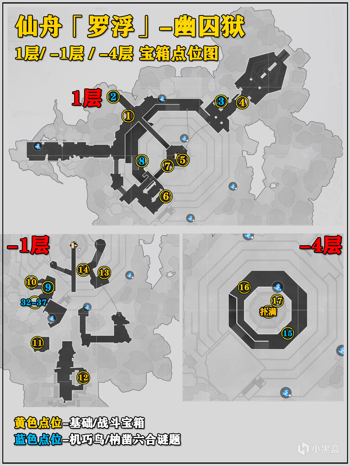 【V2.4攻略】仙舟「罗浮」-幽囚狱宝箱全收集，含魔方、彩蛋-第1张