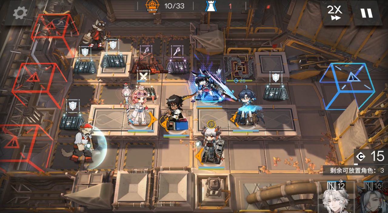 【明日方舟】GO-EX-1到GO-EX-8突袭摆完挂机-追迹日落以西