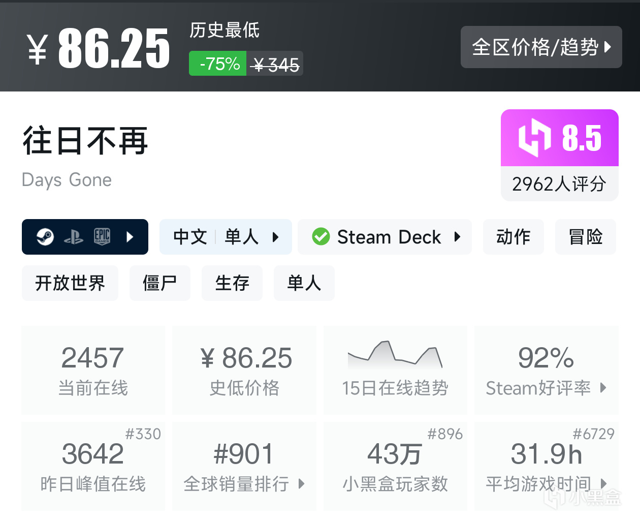 【10月29日】尖叫游戏节特惠放大送，《森林》迎来新史低仅需14r！