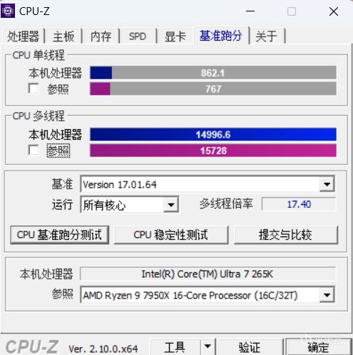 Ultra 7 265K 生产力测试-第1张