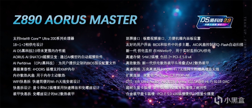 Ultra 7 265K 好拍档，技嘉 Z890 AORUS MASTER 超级雕开箱评测-第1张