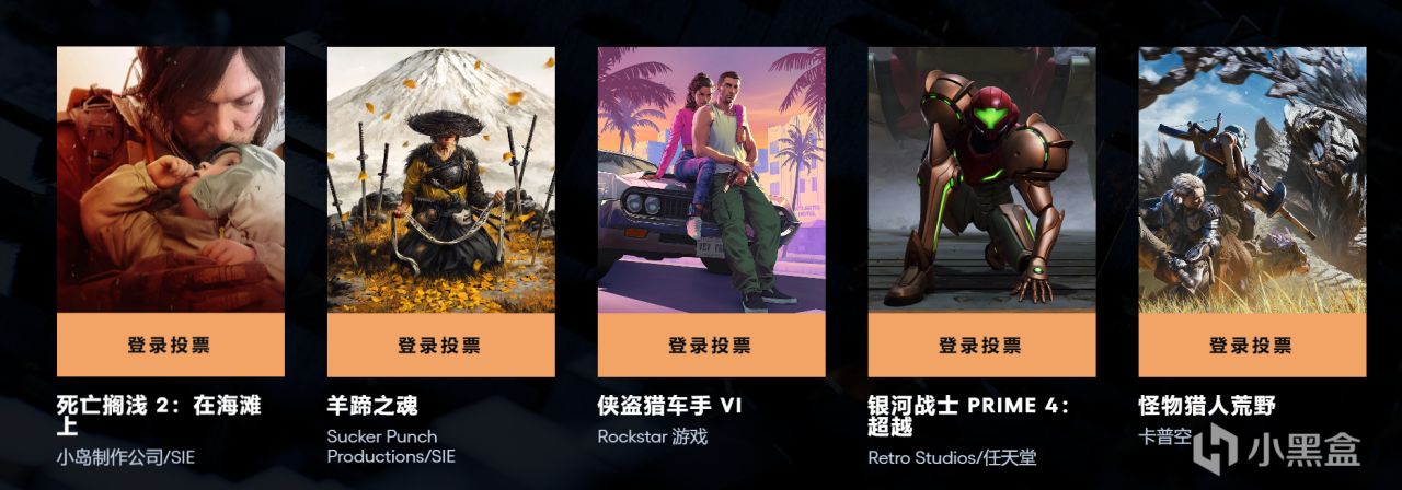 TGA 2024完整名单公布，黑神话悟空、鸣潮、绝区零上榜