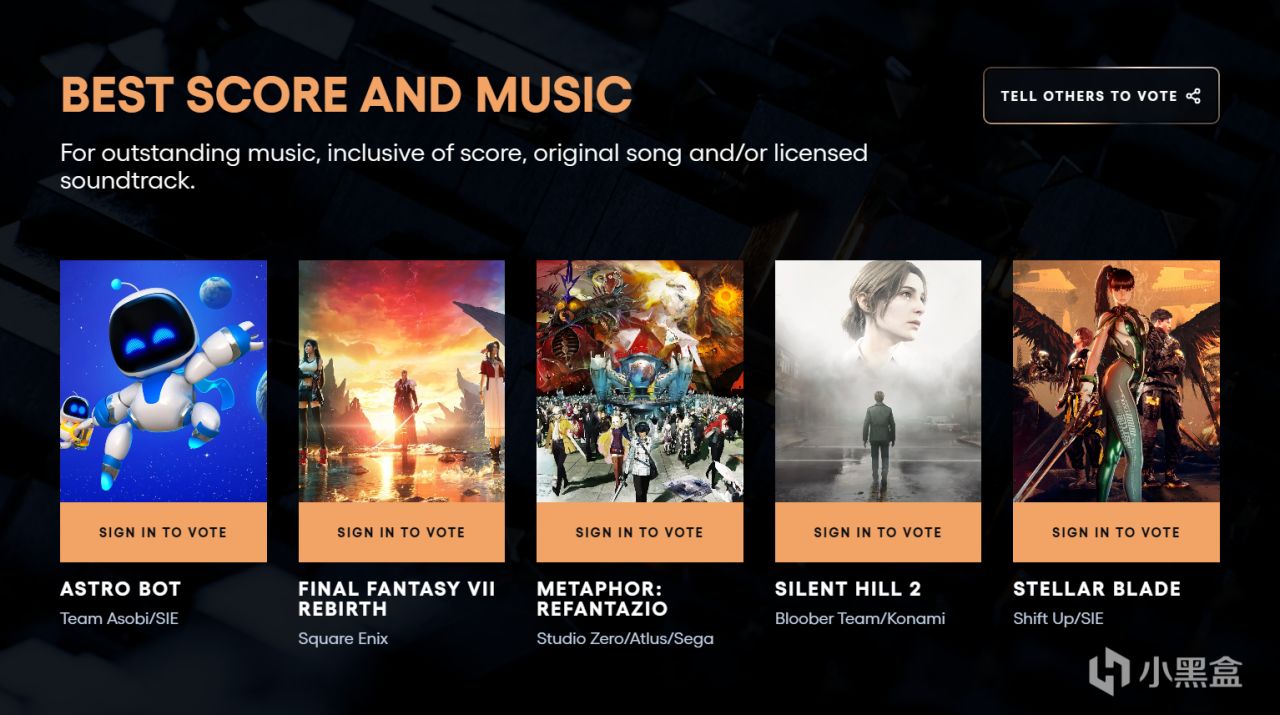 TGA2024 提名汇总