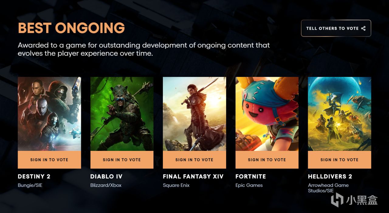 TGA2024 提名汇总