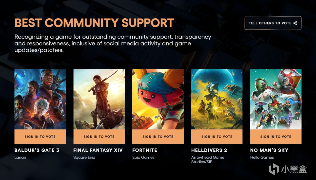 TGA2024 提名汇总