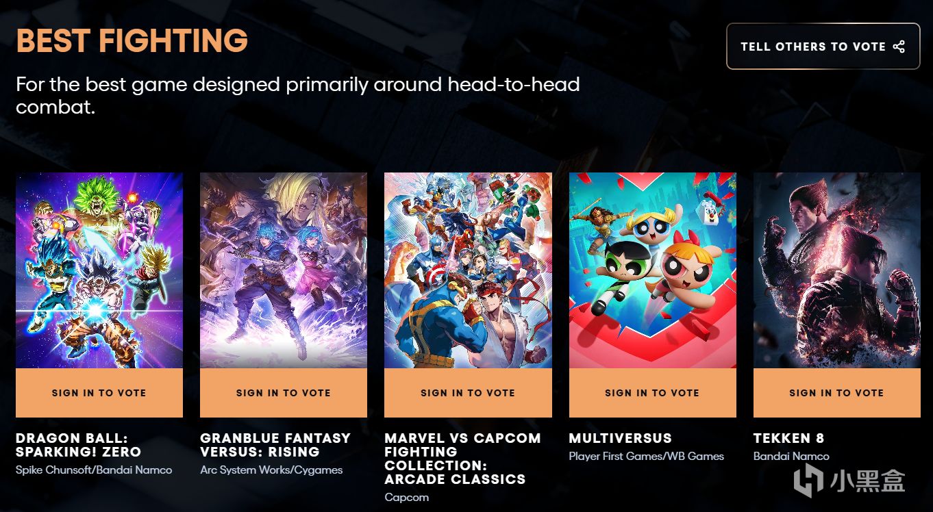 TGA提名最全汇总，《黑神话》获年度游戏四项提名！