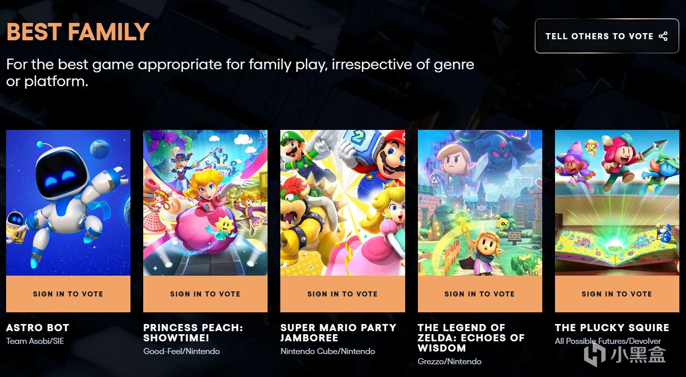 TGA提名最全汇总，《黑神话》获年度游戏四项提名！