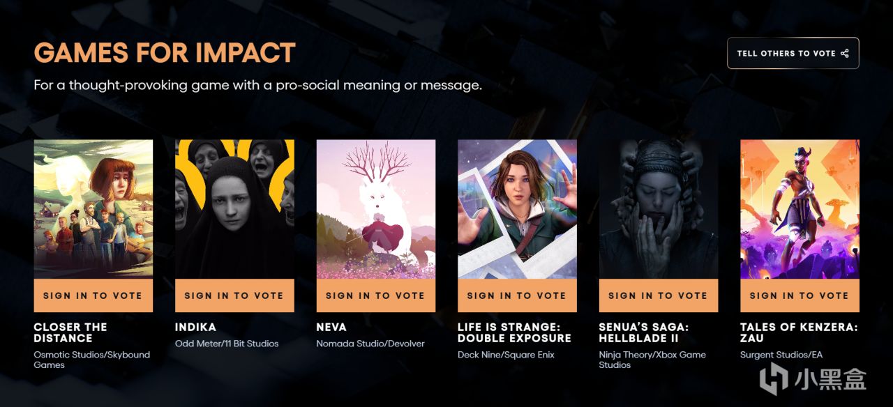 TGA2024 提名汇总