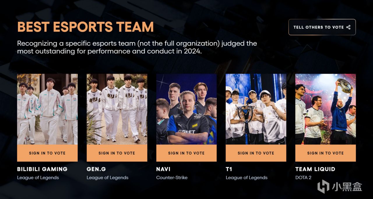 TGA2024 提名汇总