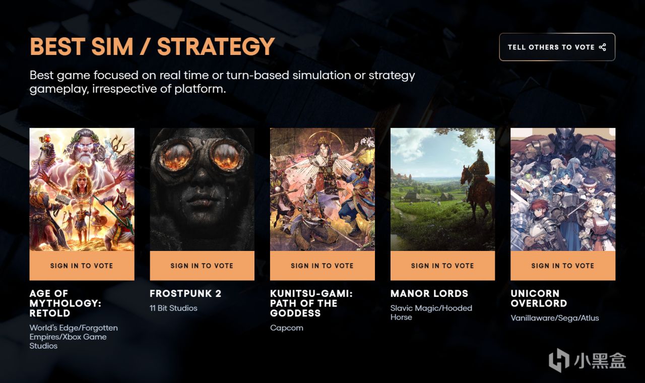 TGA2024 提名汇总