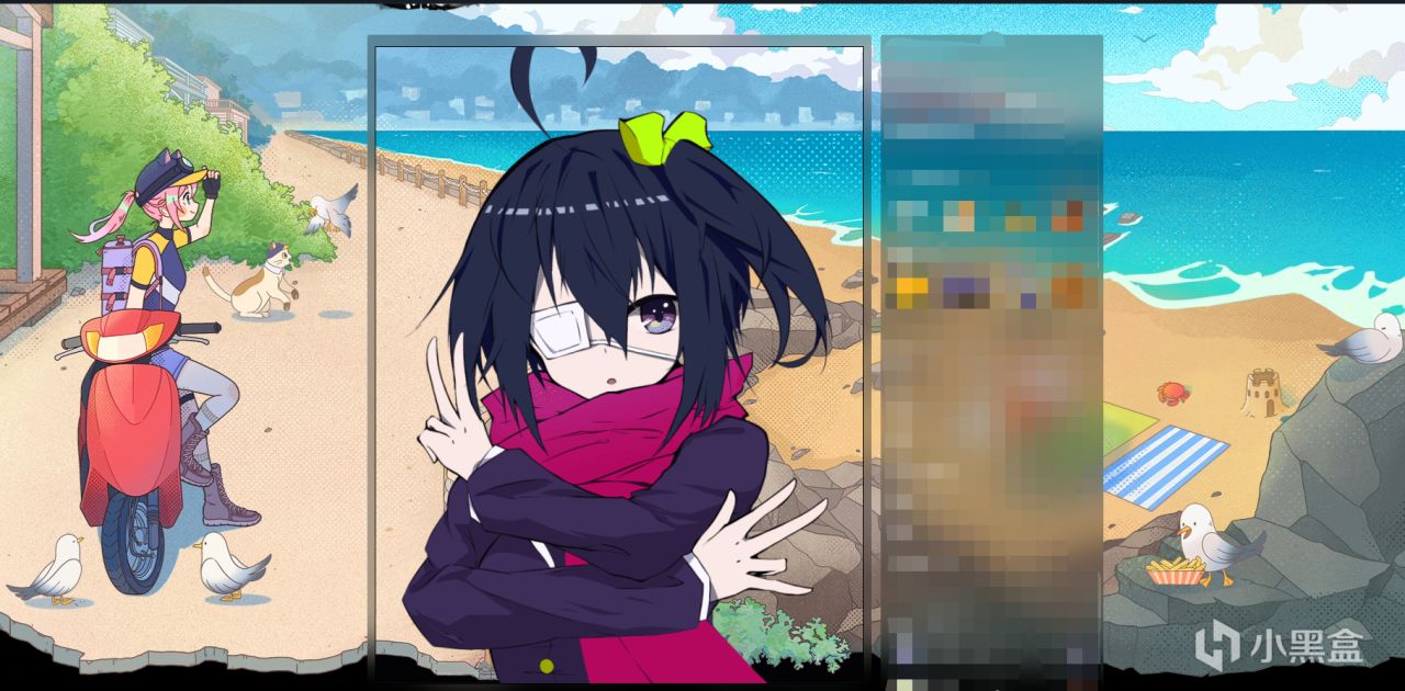 【球盟会】【免费动态人物展柜分享（第21期】六花+夏季背景+黑色通用