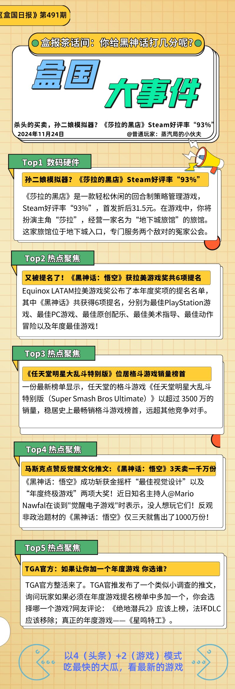 投票
  金摇杆只是开始！《黑神话》拉美游戏奖最佳PS&PC游戏等6项提名