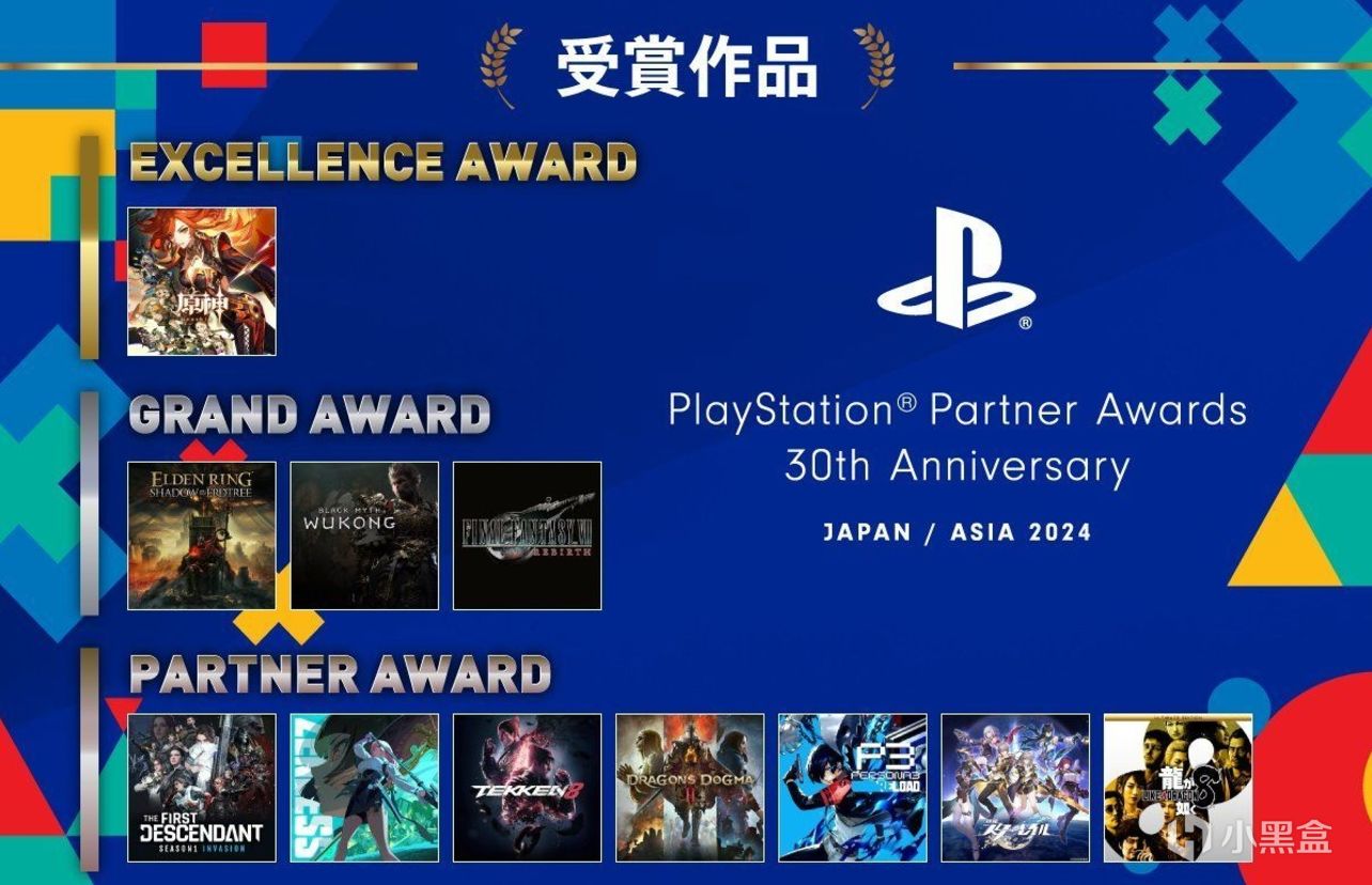 主营收颁奖「PlayStation Partner Awards 2024 Japan Asia」公布-第1张