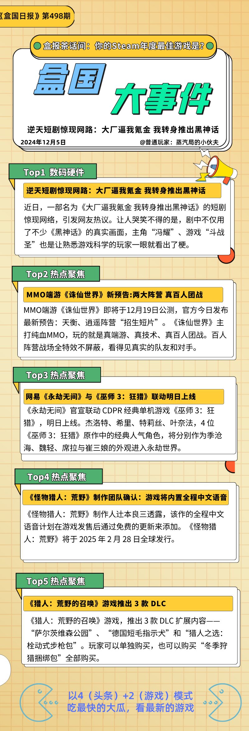 投票
  最后六小时！Steam大奖投票即将截止，你的年度最佳游戏是谁呢？-第0张